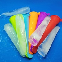Moule à glaces et à crèmes glacées personnalisé, flexible et réutilisable - Congélation rapide - Compatible congélateur - Démoulage facile - Auto-scellant pour usage domestique