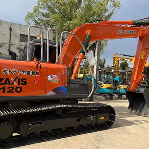 Excavadora hidráulica de cadenas Hitachi Zx120 usada, original, con certificación CE, en buen estado, precio de fábrica, apariencia impecable, en venta. - Product Image 4