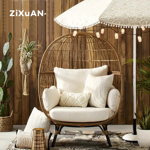 Vente chaude Chaise Oeuf En Rotin Suspendue En Plein Air Loisirs Osier Jardin Chaise Longue Chaise Oeuf - Product Image 2