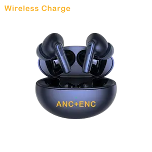 Wholesale Customization feedforward ANC dual mic ENC tws earbuds supports fast charging true wireless tws earphone headphone