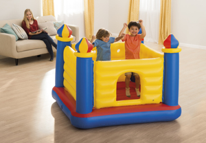 <span class=keywords><strong>Castillo</strong></span> <span class=keywords><strong>inflable</strong></span> para niños <span class=keywords><strong>Intex</strong></span> 48259, piscina hinchable cuadrada con diseño de <span class=keywords><strong>Castillo</strong></span> travieso para jugar al aire libre - Product Image 2