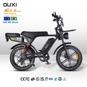Bicicleta Eléctrica V8 en Stock, Cuadro de Acero de 1000W, Motor de Montaña de 350W, Batería de 15ah, Almacén en Brasil - Product Image 1
