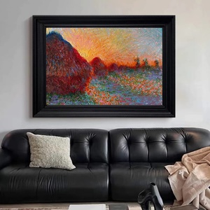 Peinture à l'huile abstraite minimaliste texturée 3D, décoration murale, art luxueux fait main, paysage réaliste texturé - Product Image 5