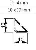 Joint d'angle de porte auto-adhésif en PVC d'usine Bande de joint triangulaire Joint de porte d'angle acoustique Prévention des incendies et de la fumée