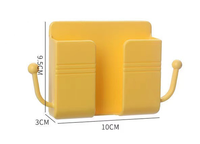 Vente en gros en usine Accessoires de téléphone Support adhésif pour téléphone portable Boîte de rangement pour télécommande Support mural multifonction
