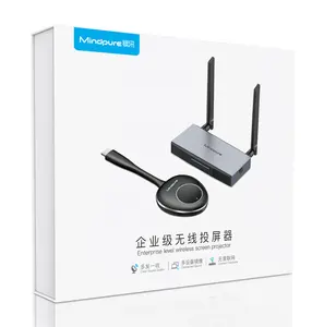 Mindpure远程vga 4k hdmi无线发射器和接收器高清视频图像传输发射扩展器加密狗系统