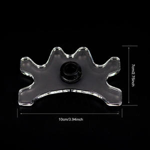 Accessorio per Biliardo in Materiale Acrilico Trasparente dal Design Bizzarro a Forma di Corona/Corno, Supporto per Stecca/Rastrelliera per Stecche - Product Image 6