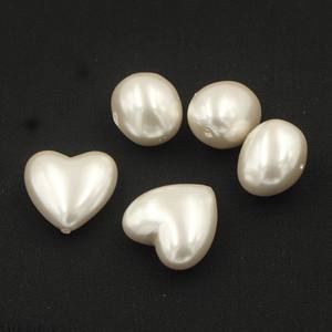 Vendita calda cuore ovale imitazione perle perline con foro per la moda donna collana <span class=keywords><strong>orecchini</strong></span> bracciali gioielli che fanno forniture - Product Image 5