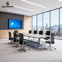 Silla de Oficina Ejecutiva Moderna SpaceUnited, Silla de Oficina Comercial con Respaldo de Red