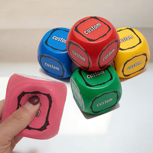 Vente en gros de grands dés en mousse souple pour l'exercice physique et le fitness, dés en polyuréthane PU, grande taille, dés en mousse EVA personnalisés - Product Image 1