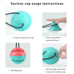 Benzersiz yenilikçi malzemeleri Intteractive çiğnemek Bite oyuncak topu interaktif eğlence TPR Pet diş çıkartma oyuncakları Pet diş çıkartma oyuncakları - Product Image 5