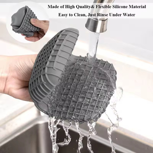 Gants de cuisine en silicone antidérapants, résistants à la chaleur, faciles à nettoyer, adaptés au four, imprimés, isolants, compatibles lave-vaisselle - Product Image 5