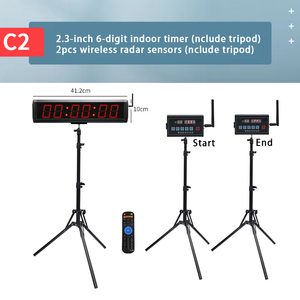 YIZHI LED pour entraînement de course sur piste et sur le terrain Minuterie radar sans fil pour sprints <span class=keywords><strong>Moto</strong></span> Patinage Minuterie laser filaire - Product Image 5