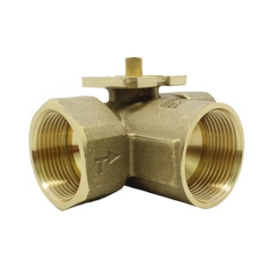 Válvulas de Bola de Latón de <span class=keywords><strong>3</strong></span> Vías VBI6125 VBI61.40 con Conexiones Roscadas PN40 <span class=keywords><strong>SIEMENS</strong></span> para Cierre de Plantas de Calefacción, Ventilación y Aire Acondicionado - Product Image 2