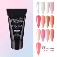 HONEY GIRL 30ml Gel polyacrylique pour extension d'ongles, kit de gel dur, extension acrylique, constructeur solide pour la vente en gros, logo personnalisé