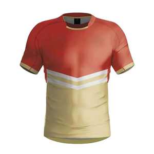 T-shirt respirant à manches courtes unisexe pour l'Union de Rugby d'Australie, impression par transfert thermique personnalisée 2026, vêtements de sport d'été - Product Image 4