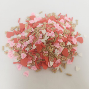 Valentine polymère <span class=keywords><strong>argile</strong></span> confettis bonbons arrose pour slime bricolage artisanat décoration - Product Image 5