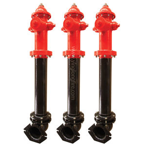 Fabricante de hidrantes secos contra incendios, hidrante de exterior de barril seco de 4 pulgadas para equipo contra incendios - Product Image 1