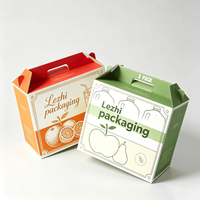 Caja de Comida para Llevar, Personalizada, de Alta Gama, Biodegradable, de Papel Kraft, con Laminado Mate, Segura para Contacto con Alimentos, Autoarmable, para Café, Vodka, Jugo