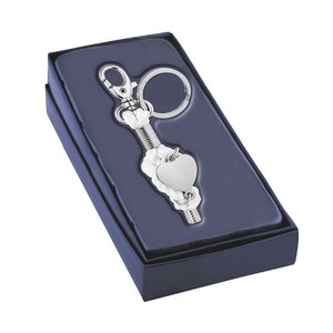 Llavero con Forma de Corazón Blanco, Accesorios para Llaves de Coche con Cordón Blanco - Product Image 3