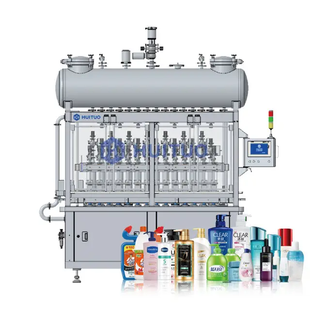 Voll automatischer kolben volumet rischer Flaschen flüssigkeits füll maschinen füller für persönliche und häusliche Pflege produkte