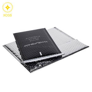 Customized Black Metallic Poly Bubble <b>Padded</b> <b>Envelopes</b> Self-Seal Waterproof Mailers for Clothes Wepshop Size Options - Product Image 6