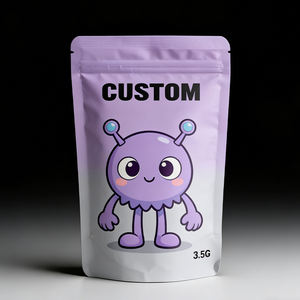 Emballage personnalisé en sachet refermable en plastique de 3,5 g, imprimé numériquement, thermosoudé, anti-odeur, de qualité alimentaire, pour aliments pour bébés, en film polyester - Product Image 2