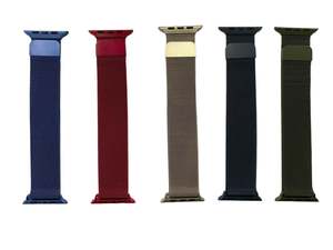 <span class=keywords><strong>Bracelet</strong></span> en acier inoxydable Milanese Loop pour <span class=keywords><strong>Apple</strong></span> <span class=keywords><strong>Watch</strong></span> Band 46mm 44mm 49mm 42mm 40mm Ultra <span class=keywords><strong>Bracelet</strong></span> en métal magnétique Série 10 11 - Product Image 1