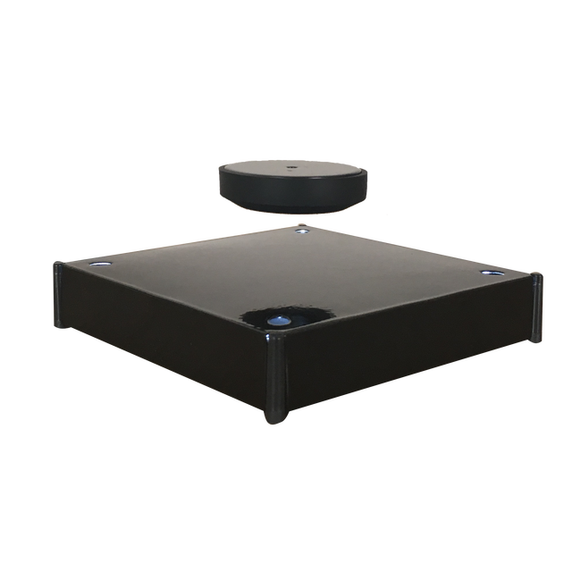 Ultra Slim Magnetic Levitating Display Stand with LED Lights 500g Load Floating Product Showcase Exhibition Rotating Platform