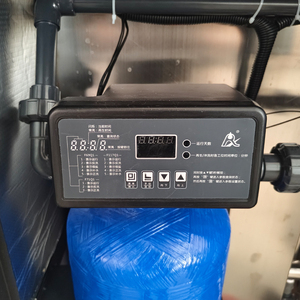 Système de filtration d'eau par osmose inverse 500LPH, taux de dessalement élevé, pompe contrôlée par PLC, certifié CE, eau ultra pure - Product Image 5