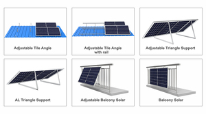 Support de toit plat FarSun pour énergie solaire, angle réglable, triangle stable pour toit - Product Image 5