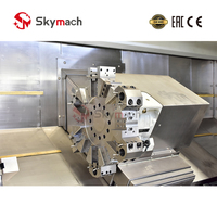 BR650 haute vitesse 3 4 5 axes CNC fraiseuse tour CNC horizontal tournant GSK système de contrôle lit incliné tour à métaux