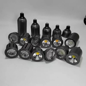 Sọc Phong Cách Màu Đen Ánh Sáng Tại Chỗ 110V 230V E27 GU10 <span class=keywords><strong>LED</strong></span> Bóng Đèn Cho Khách Sạn Nhà Hàng Hiển Thị Trường Hợp - Product Image 6