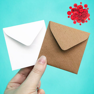 Mini <span class=keywords><strong>enveloppe</strong></span> classique en papier <span class=keywords><strong>kraft</strong></span> <span class=keywords><strong>blanc</strong></span> noir personnalisée <span class=keywords><strong>enveloppe</strong></span> cadeau bouton costume - Product Image 4