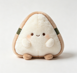 Juguete de Peluche Personalizado de Fábrica, Bola de Arroz Japonesa Triangular, Muñeco de Peluche Suave y Cálido, Onigiri, Juguete de Compañía con Forma de Comida - Product Image 1