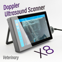 Escáner de Ultrasonido Doppler a Color Veterinario Profesional ECI-X8 para Clínica Veterinaria y Hospital, Pantalla Táctil de 10.1 Pulgadas, Resistente al Agua IPX6