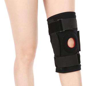 Soporte de envoltura de compresión de ajuste ortopédico Inmovilizador de rodilla abierta Banda de fijación de rótula Brace Bisagra <span class=keywords><strong>Rodillera</strong></span> - Product Image 3