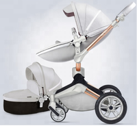 Hot Mom – poussette de luxe 3 en 1 pour bébé, système de voyage avec chariot pliable pour nouveau-nés F023