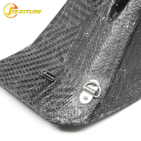 Couvre-prise d'air de pare-chocs avant G87 en fibre de carbone sèche pour kits carrosserie BMW M2 G87, garniture de ventilation de pare-chocs en carbone véritable, accessoires
