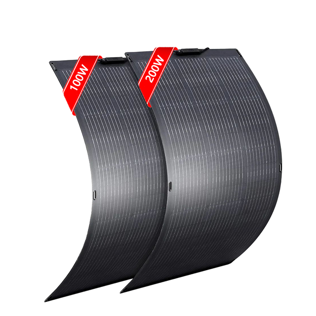 110W Ultra Thin Flexible Solar Films Topcon HJT Solar Panel BIPV Facade Shenzhen Solares Paneles Outdoor Sun Car AHONY eGo S110W