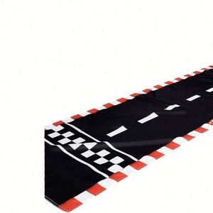 Tapis de course compétitif 2024 de 2 mètres à carreaux, bannière promotionnelle à drapeaux à carreaux - Product Image 3