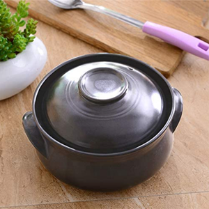 Bol en céramique coréen de qualité supérieure avec couvercle pour la cuisson de fondue, <span class=keywords><strong>dolsot</strong></span>, <span class=keywords><strong>bibimbap</strong></span> et de soupes - Product Image 5