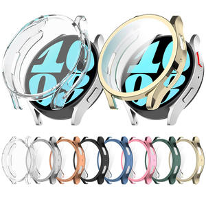 Tschick étui souple en TPU pour <span class=keywords><strong>Samsung</strong></span> Galaxy Watch 6 44 40MM housse de protection d'écran en Silicone Galaxy Watch6 Classic <span class=keywords><strong>43</strong></span> 47MM étui - Product Image 4