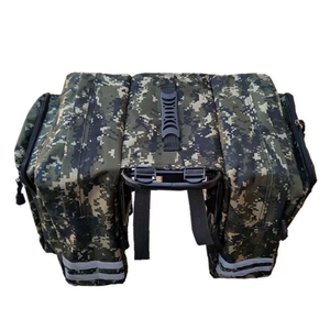 Sacoche de Selle Arrière Multifonctionnelle pour VTT et Vélo Électrique, Grande Capacité, Étanche, Camouflage - Product Image 1