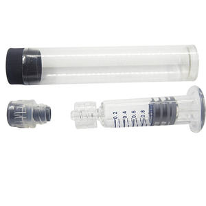 <span class=keywords><strong>Jeringa</strong></span> de vidrio de borosilicato para llenado de aceite 1ml 3ml 5ml con Luer Lock y émbolo de metal/plástico, <span class=keywords><strong>jeringa</strong></span> concentradora - Product Image 2