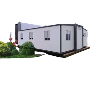 工厂价格模块化组装方便智能可移动预制集装箱扩展的 2 间卧室的房子