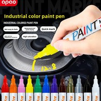 Marqueur permanent à base d'huile, imperméable, séchage rapide, indélébile, pour graffitis, peinture industrielle spéciale pour pneus, forte adhérence
