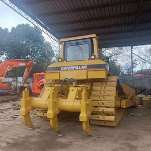 รถดันดินตีนตะขาบ Caterpillar D8R มือสองจากญี่ปุ่นแท้ เครื่องยนต์ CAT 3406 รถดันดินขนาดกลาง พร้อมหัวริปเปอร์ สำหรับงานก่อสร้างปรับระดับพื้นดิน - Product Image 4