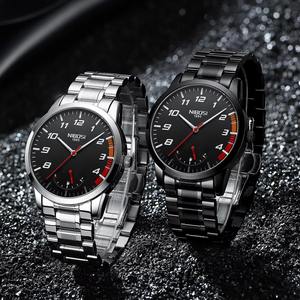 Drioshipping Reloj de pulsera de cuarzo analógico de lujo para Hombre, esfera de acero inoxidable de 43mm, banda de aleación de 22mm, esfera de cristal, Reloj de negocios para Hombre - Product Image 4