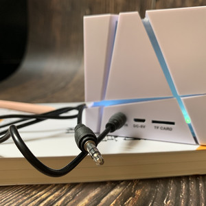 Cube ai Bluetooth speaker-thông minh RGB ánh sáng hiển thị với bass, Mini không dây TF Thẻ âm nhạc hộp, điều khiển bằng giọng nói ý tưởng quà tặng - Product Image 5